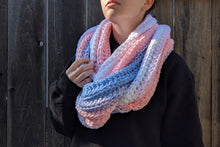 Load image into Gallery viewer, Pride Flag Ombre Infinity Scarf