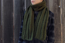 Load image into Gallery viewer, Mossy Rows Scarf